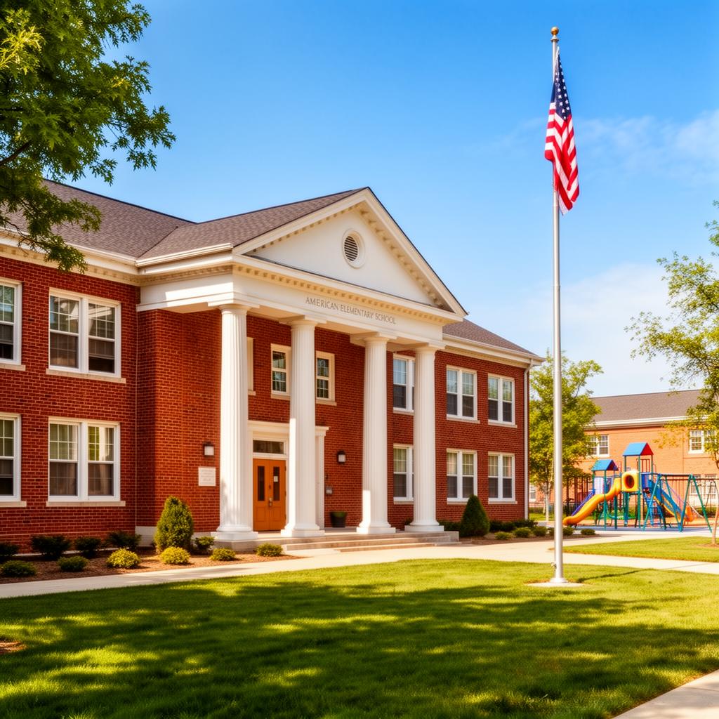 Elementary school building in the United States