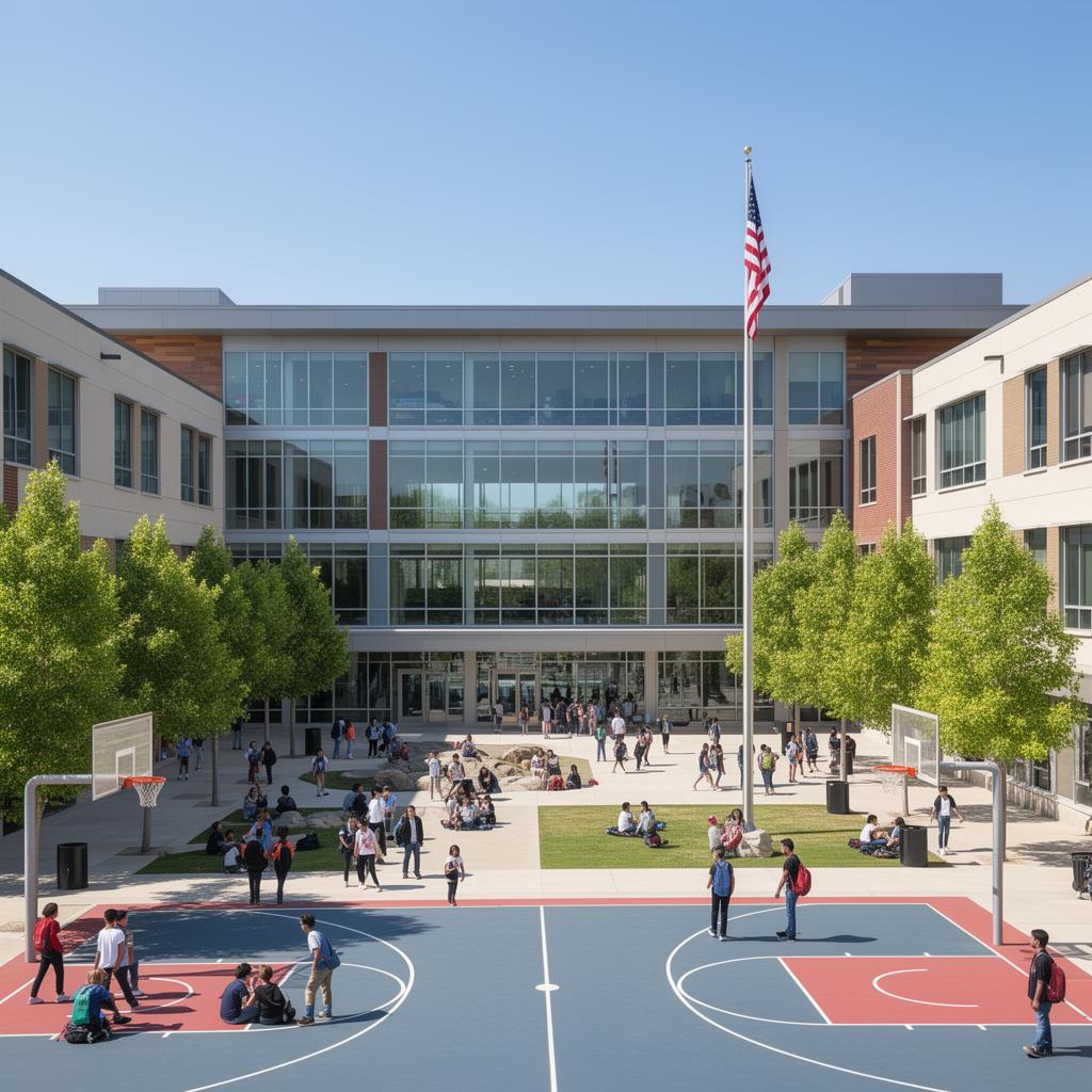 Middle School school building in the United States